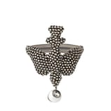 Anello in argento con motivo uccello