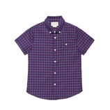 Children's check cotton shirt