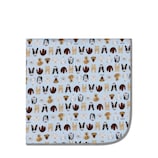 Couverture pour bébé réversible à imprimé chiens