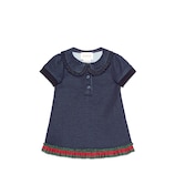 Vestido de Bebé de Tejido Vaquero de Punto
