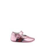 Baby metallic flat with Web