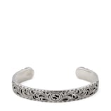 Gucci Bracelet en argent avec tête de félin - view 2