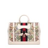 Floral tapestry duffle with Web