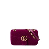 GG Marmont velvet shoulder bag
