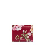 Blooms leather card case