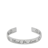 Gucci Blind for Love bracelet in silver - view 2