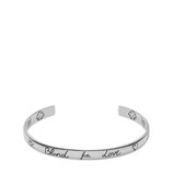 Gucci Blind for Love bracelet in silver - view 2