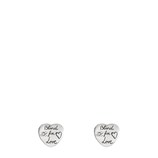 Gucci Blind for Love earrings in silver - view 2