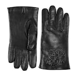 Gants en cuir embossé avec tigre