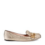 Gucci Metallic leather ballet flat - view 2