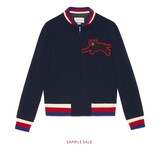 Gucci Jersey bomber jacket with panther - view 2