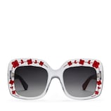 Lunettes de soleil carrées oversize en acétate