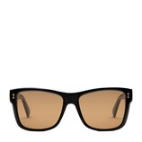 Rectangular-frame acetate sunglasses