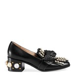 Gucci Mocassins à talon moyen cloutés en cuir - view 2