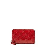 Gucci Signature zip around card case