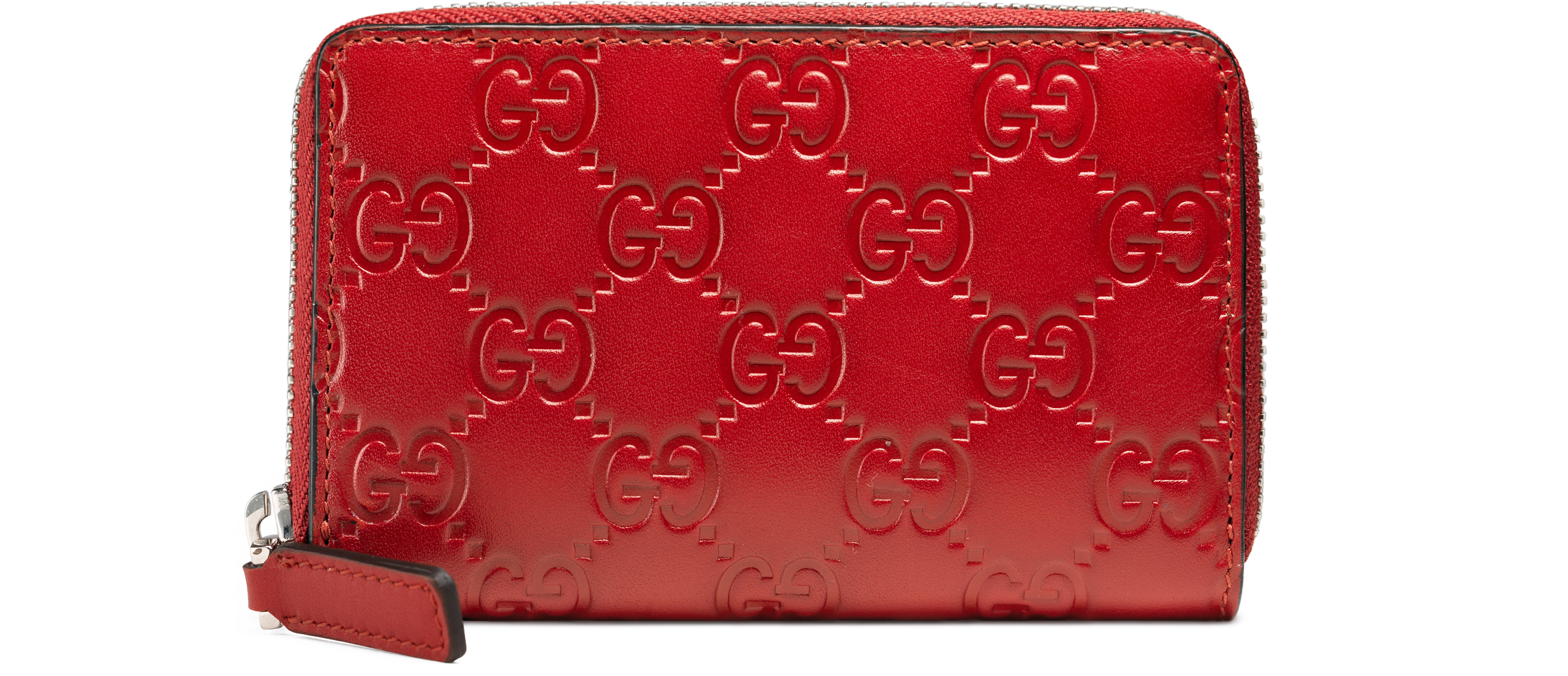 Tarjetero de Gucci Signature con cremallera
