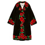 Gucci Flower intarsia mink fur coat - view 2