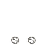 Gucci Interlocking G earrings in silver - view 2