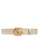 Gucci Leather belt with Double G buckle - view 2