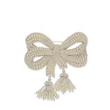 Gucci Resin pearl bow brooch - view 2