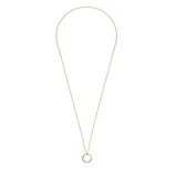 Gucci Snake ring pendant necklace in gold - view 2