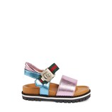 Gucci Toddler metallic lug sole sandal - view 2