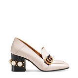 Gucci Leather mid-heel loafer - view 2