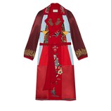 Gucci Embroidered patchwork reversible coat - view 2