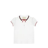 Gucci Children's cotton polo with bow - view 2