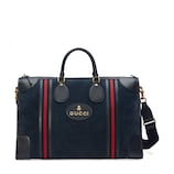 Gucci Suede duffle bag with Web - view 2
