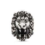 Gucci Bague tête de lion avec cristal - view 2