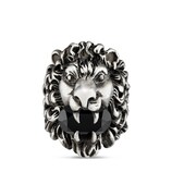 Gucci Lion head ring with crystal - view 2