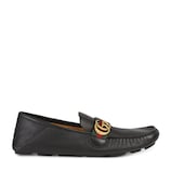 Gucci Mocasín de Piel con Tribanda - view 2