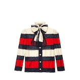Gucci Chaqueta de Sarga de Seda y Encaje - view 2