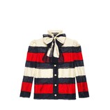 Gucci Silk twill and lace jacket - view 2