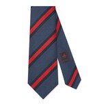 Gucci Regimental stripe silk cotton tie - view 2
