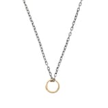 Gucci Snake ring pendant necklace in gold - view 2