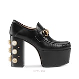 Gucci スタッズ付き ホースビット レザーローファー - view 2