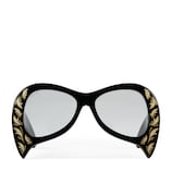 Gucci Gafas de sol extragrandes con detalles de nácar - view 2