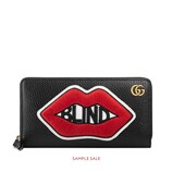 Gucci リップ付き レザー ジップアラウンドウォレット - view 2