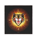 Gucci Angry Cat print silk scarf - view 2