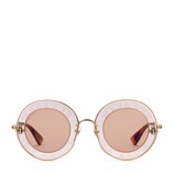 Gucci Round-frame metal sunglasses - view 2