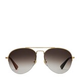 Gucci Pilotensonnenbrille aus Metall - view 2