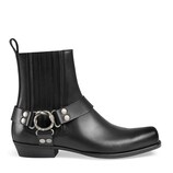 Gucci Leather boot with snake ring - view 2