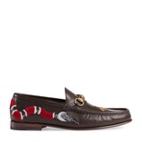 Gucci Leather loafer with snake - view 2
