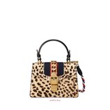 Gucci Sylvie leopard print mini bag - view 2