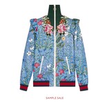 Gucci エンブロイダリー&ニューフローラ プリント ジャージー ジャケット - view 2