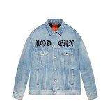 Gucci Veste en jean oversize avec appliqués - view 2