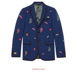 Gucci 〔モナコ〕 エンブロイダリー付き ジャケット - view 2