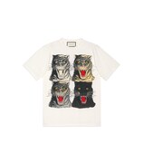 Gucci Tiger face cotton t-shirt - view 2